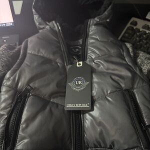 Urban Republic Unisex 18M Size Charcoal Puffer Jacket New With Tags